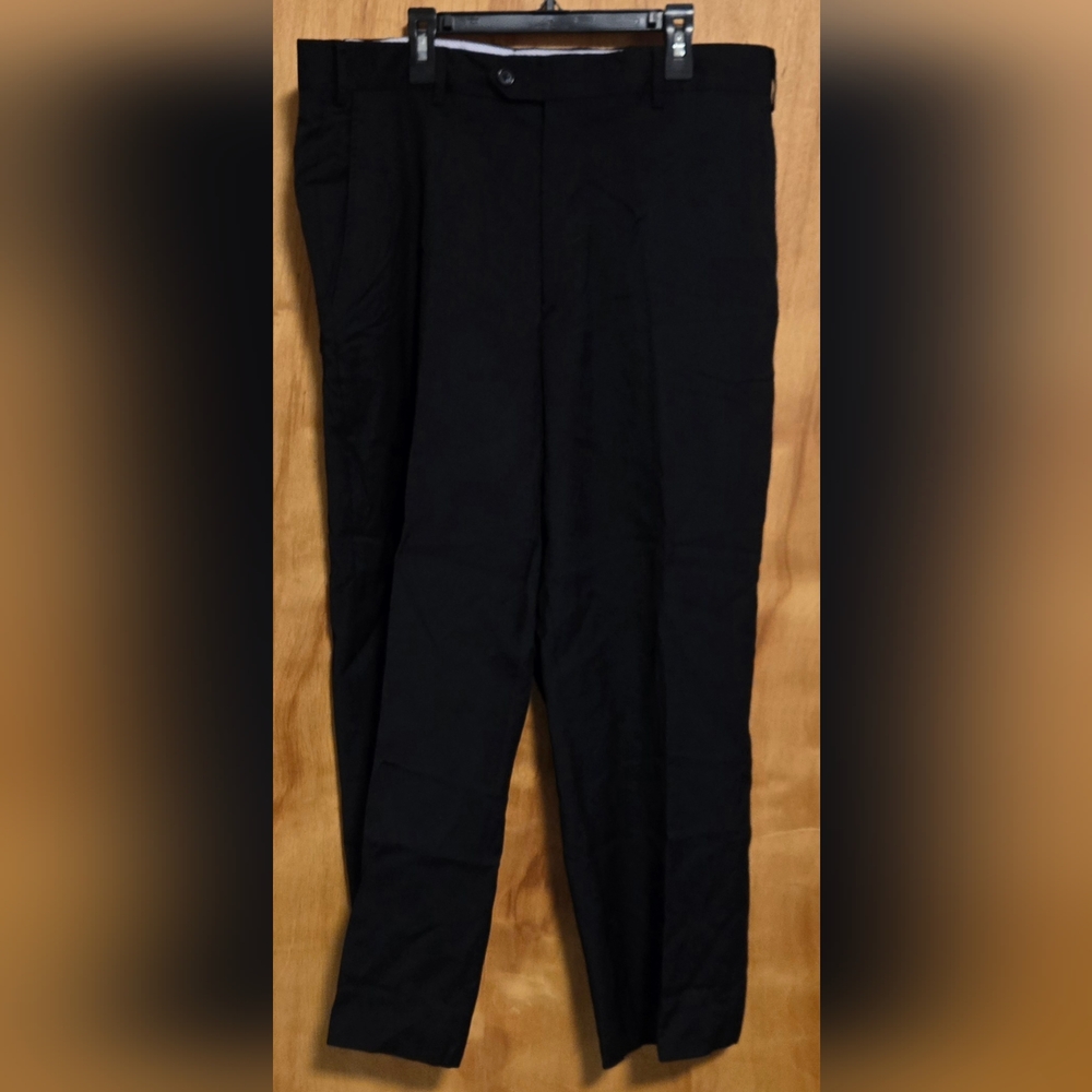 SOLD KIRKLAND WOOL BLACK FASHION MEN'S PANTS